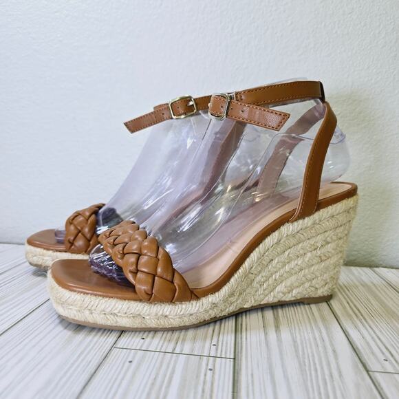 A New Day Women's Espadrille Wedge Heels Sandals Memory Foam Insoles- Women's 7 - Picture 3 of 8